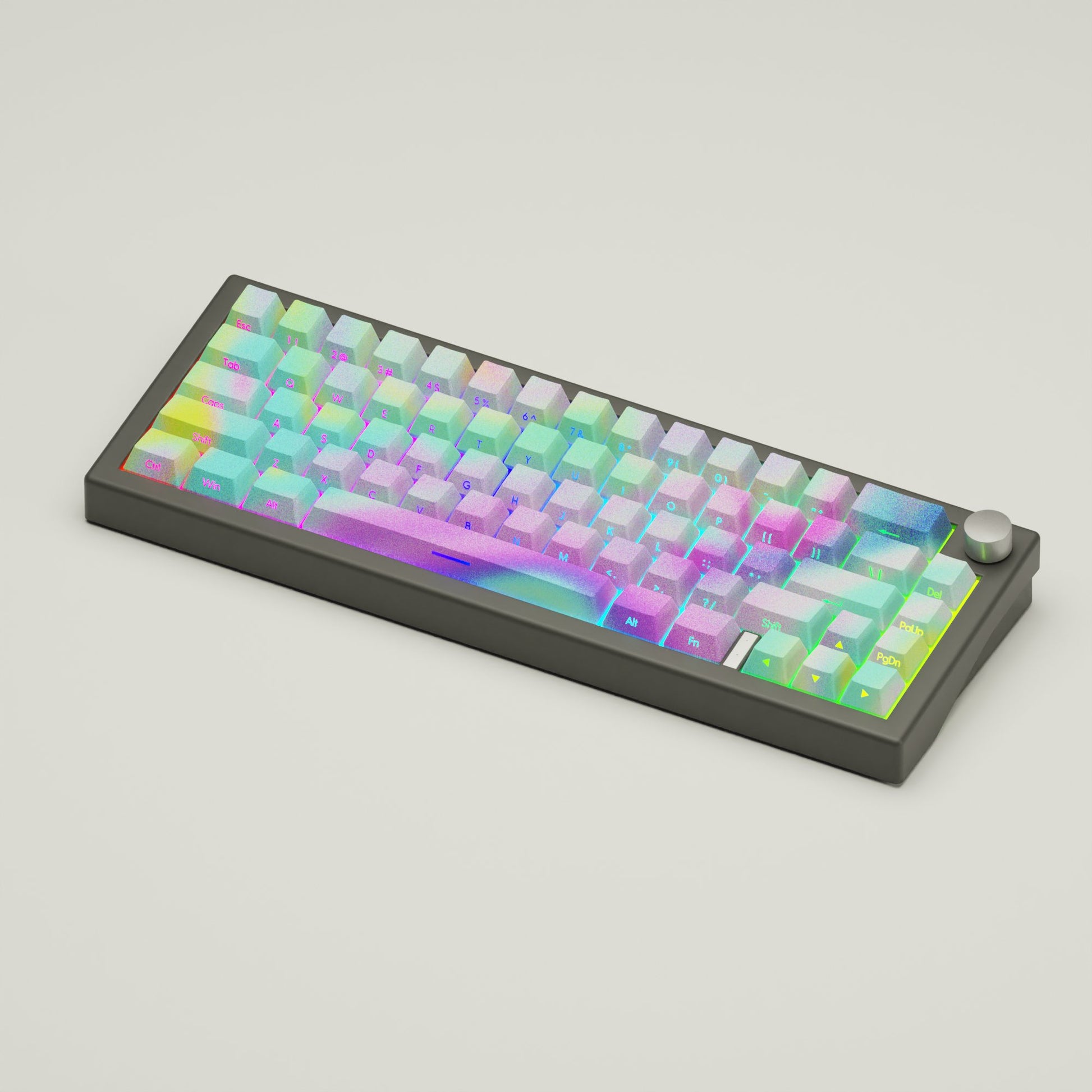 Noise Grainy Gradient GMK67 Keyboard(65% Mechanical Keyboard with knob) - Goblintechkeys
