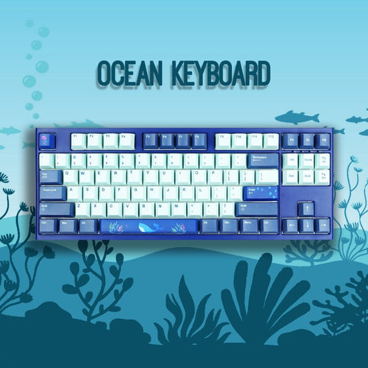 Ocean Keyboard | Alpha 87 (80%) | 87 Keys Tenkeyless Keyboard - Goblintechkeys