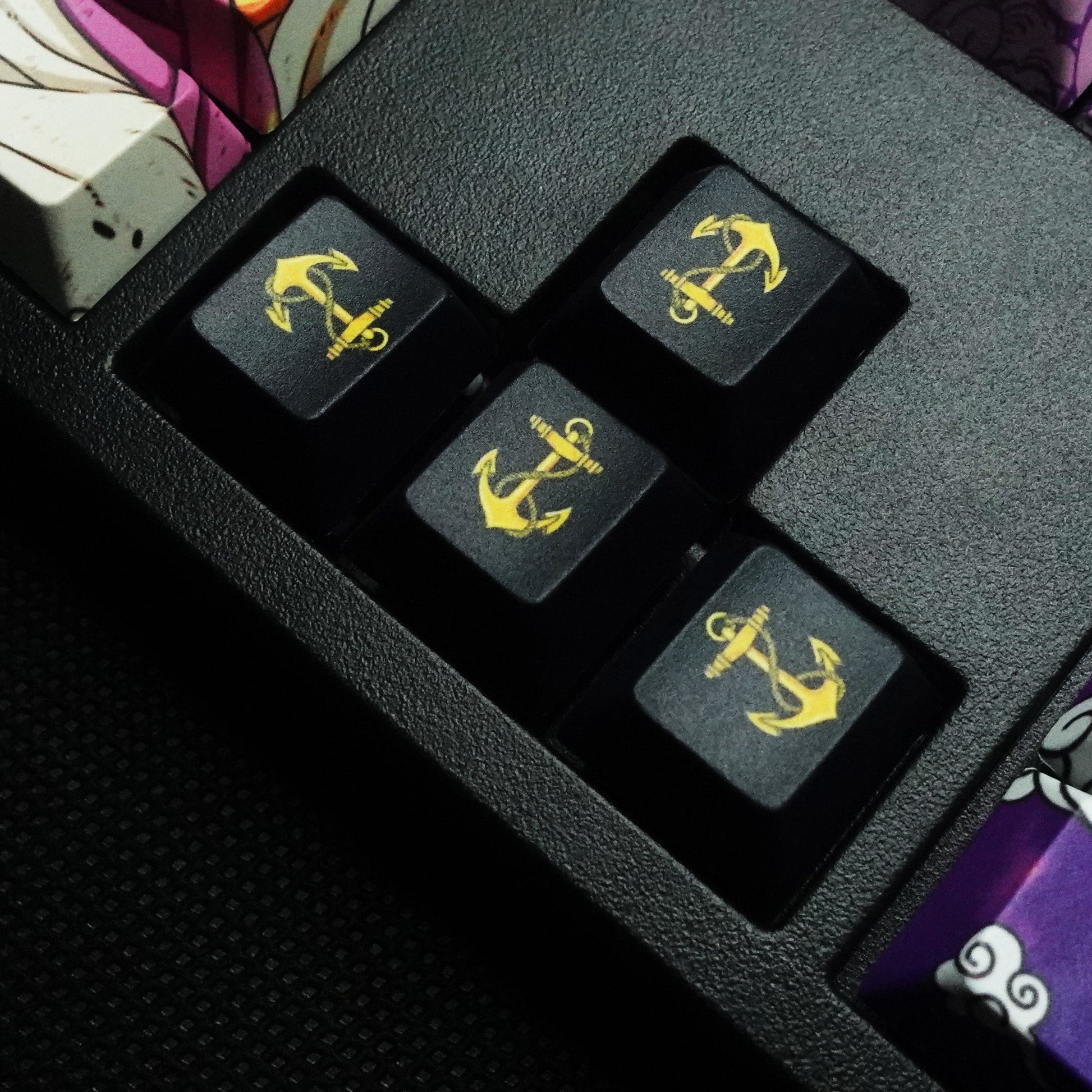 One Piece Anime Keycaps : Luffy Gear 5 Custom Keycaps – Goblintechkeys