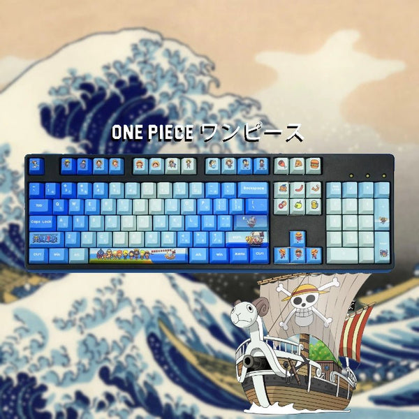 One Piece Anime Keycaps : Luffy Gear 5 Custom Keycaps – Goblintechkeys