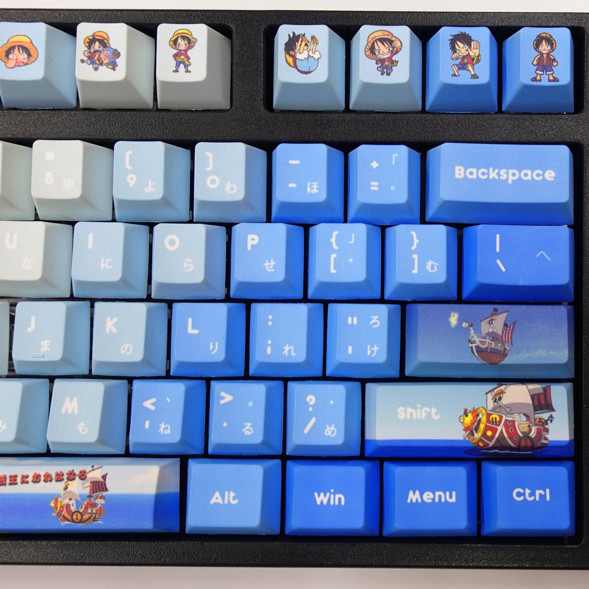 Amazon.com: Hidetaka ONE Piece Custom Gaming Keycaps Luffy Zoro Sanji PBT  Spacebar Keycap for Cherry RGB MX Mechanical Gaming Keyboards with Key  Puller (Luffy 2) : Video Games