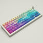 Polygonal Rainbow Gradient GMK67 Keyboard(65% Mechanical Keyboard with knob) - Goblintechkeys