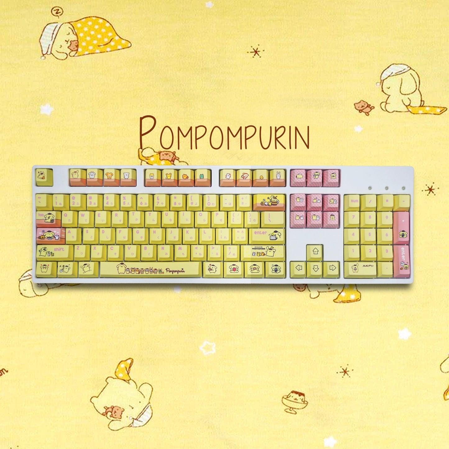 Pompompurin Keycaps - Goblintechkeys