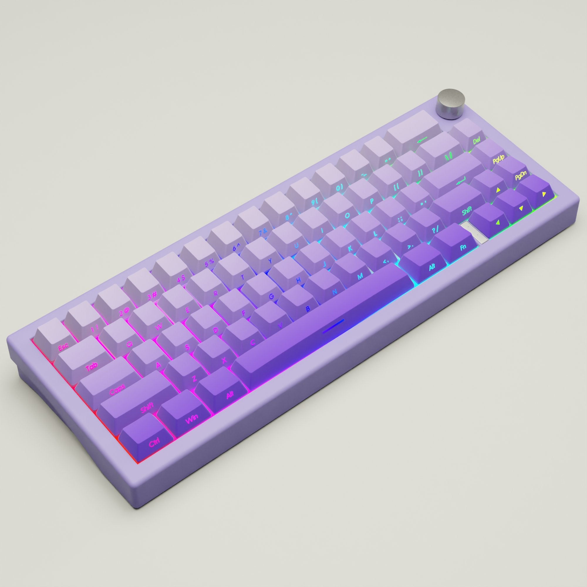 Purple Gradient GMK67 Keyboard | Designed By Serenity Starlight ...