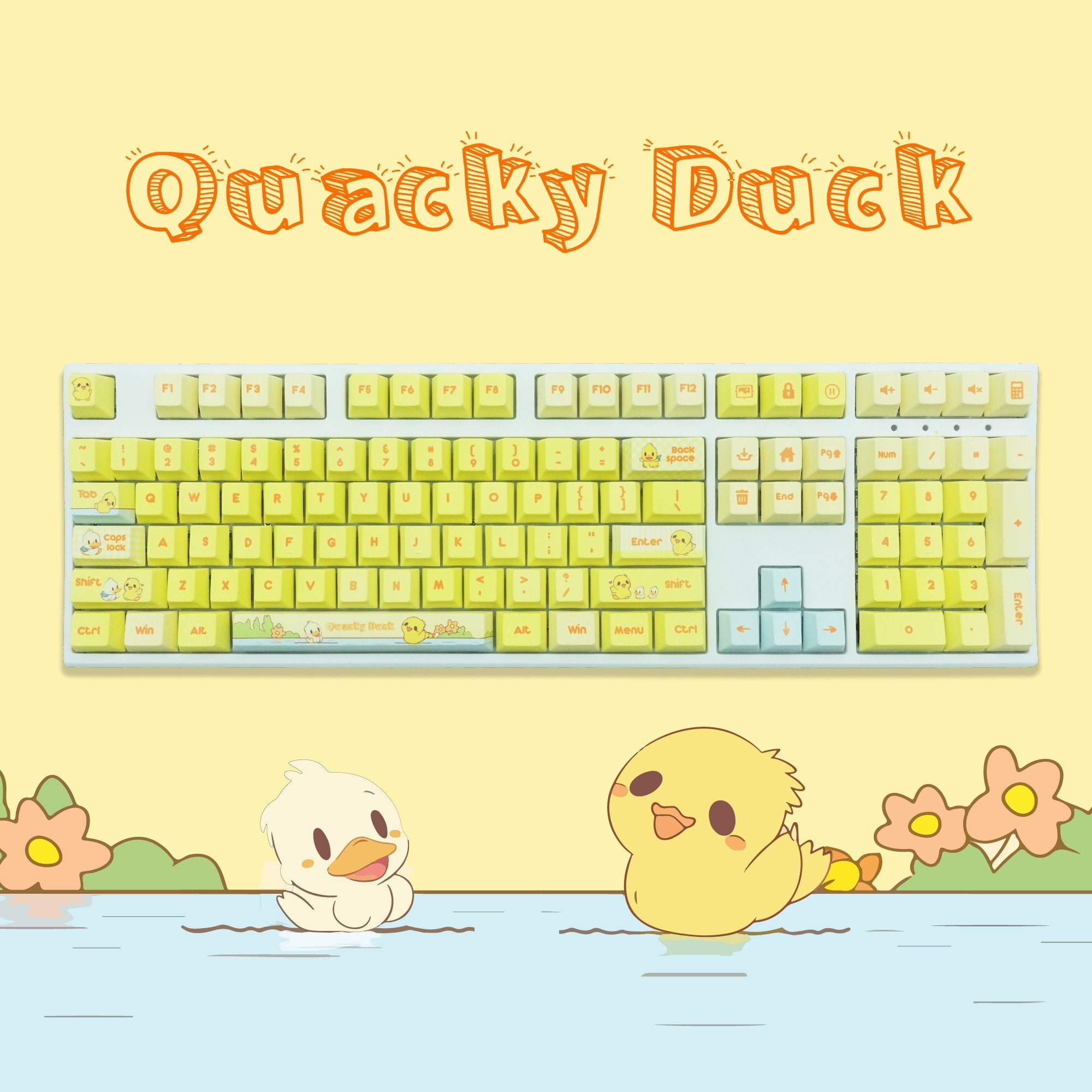 Quacky Duck Keycaps - Add a Touch of Cuteness to Your Gaming Setup ...