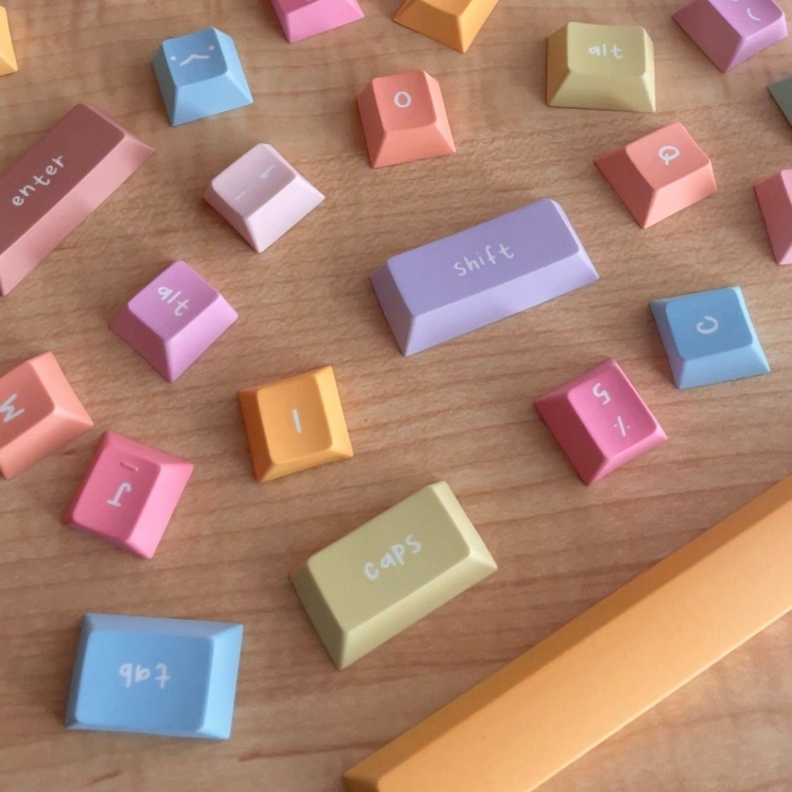 Rainbow Candy Keycaps | Designed by sleepy.tofu - Goblintechkeys