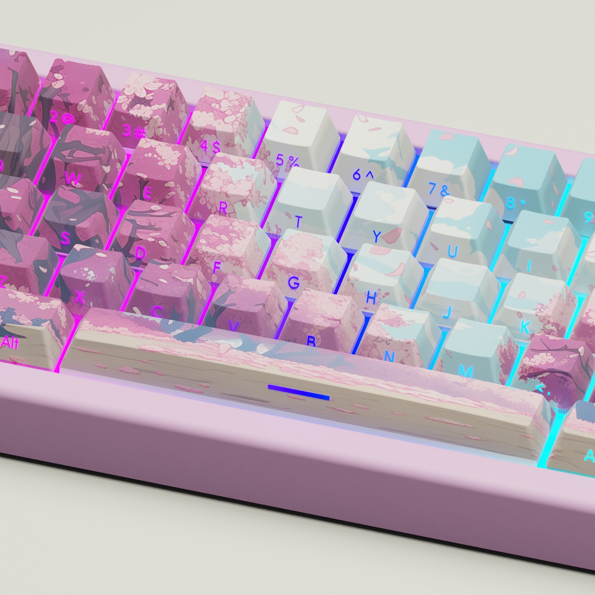 Sakura Blossom GMK67 Keyboard