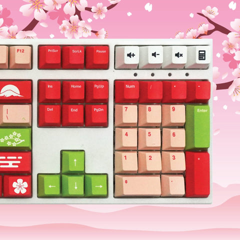 Sakura Keycaps | Cute Keycaps - Goblintechkeys