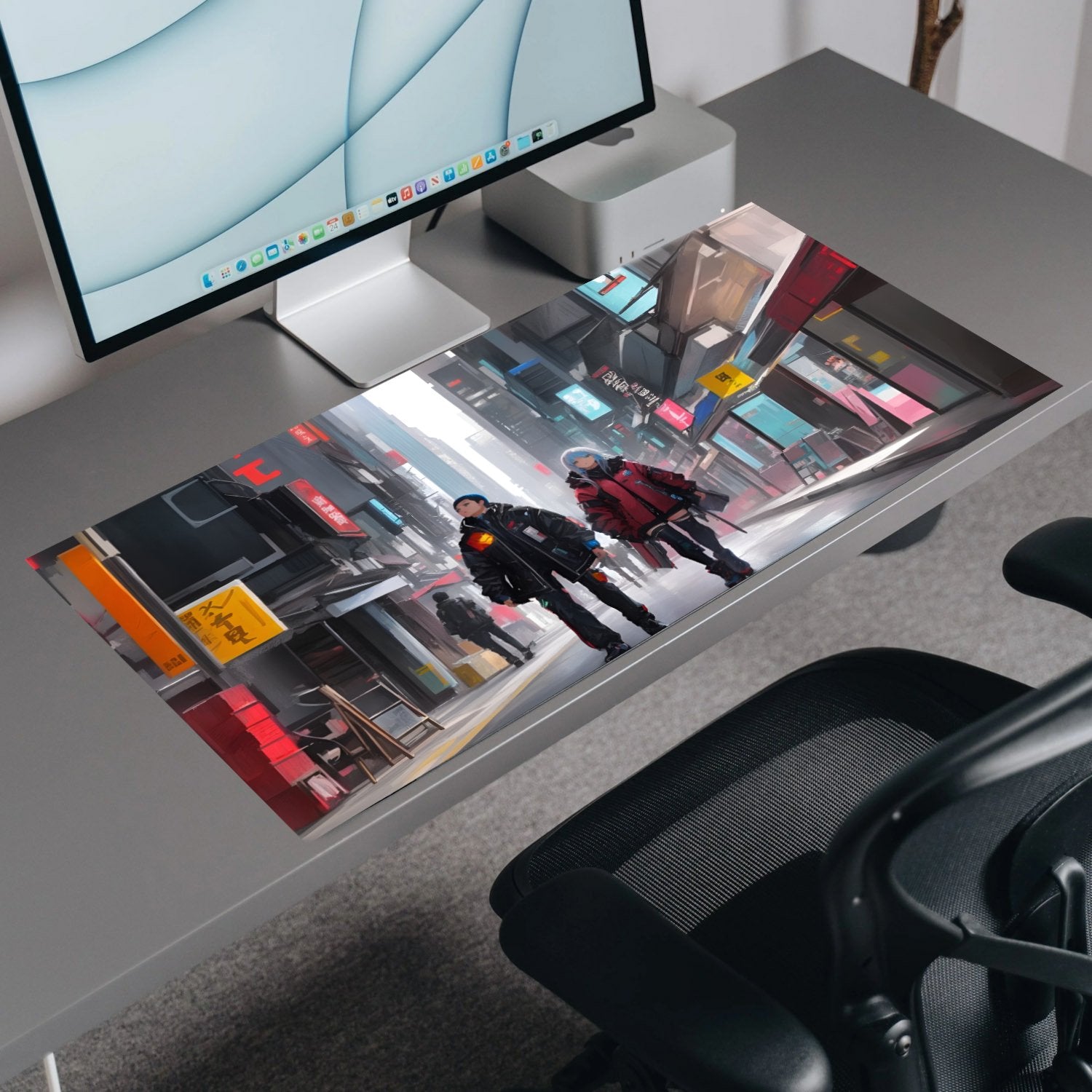 Silent Reverie | Custom Artisan Mousepad | Gaming & Office Desk Mat - Goblintechkeys