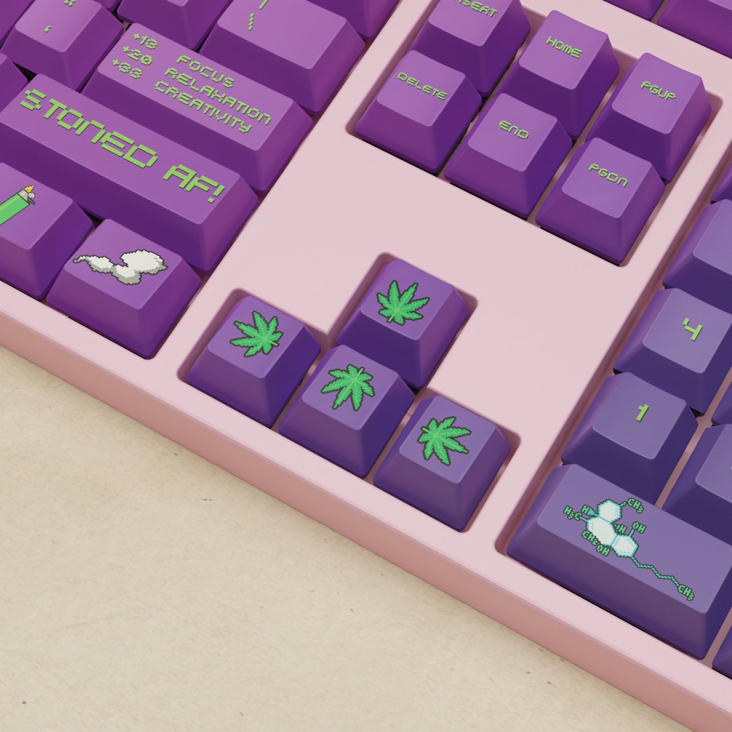 Stoner Keycaps - Goblintechkeys