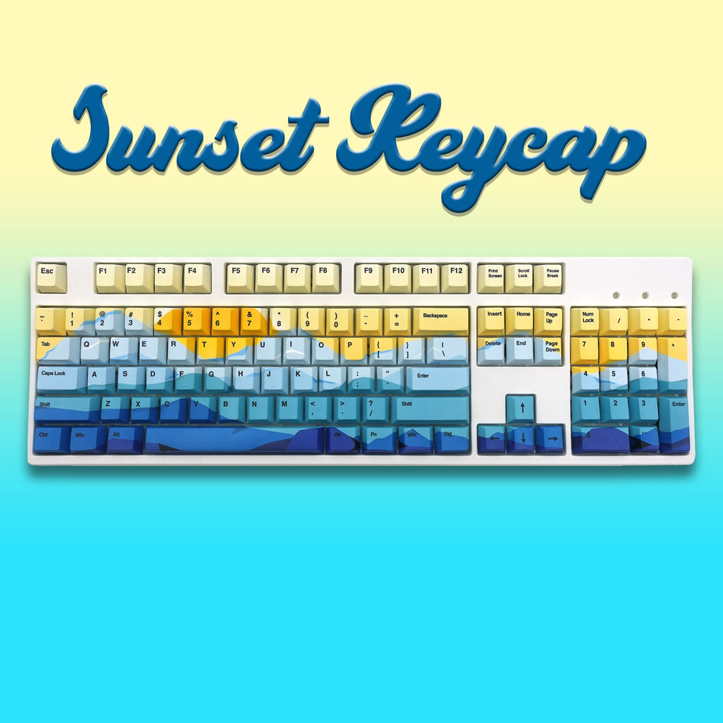 Sunset Keycaps - Goblintechkeys