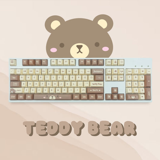 Teddy Bear Keycaps Set - Goblintechkeys