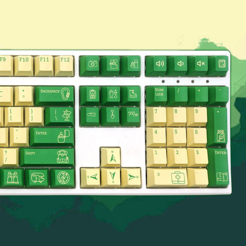 The Green Escape Keycaps - Goblintechkeys