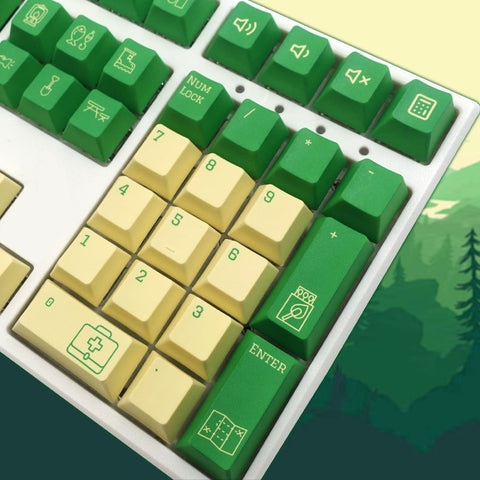 The Green Escape Keycaps - Goblintechkeys