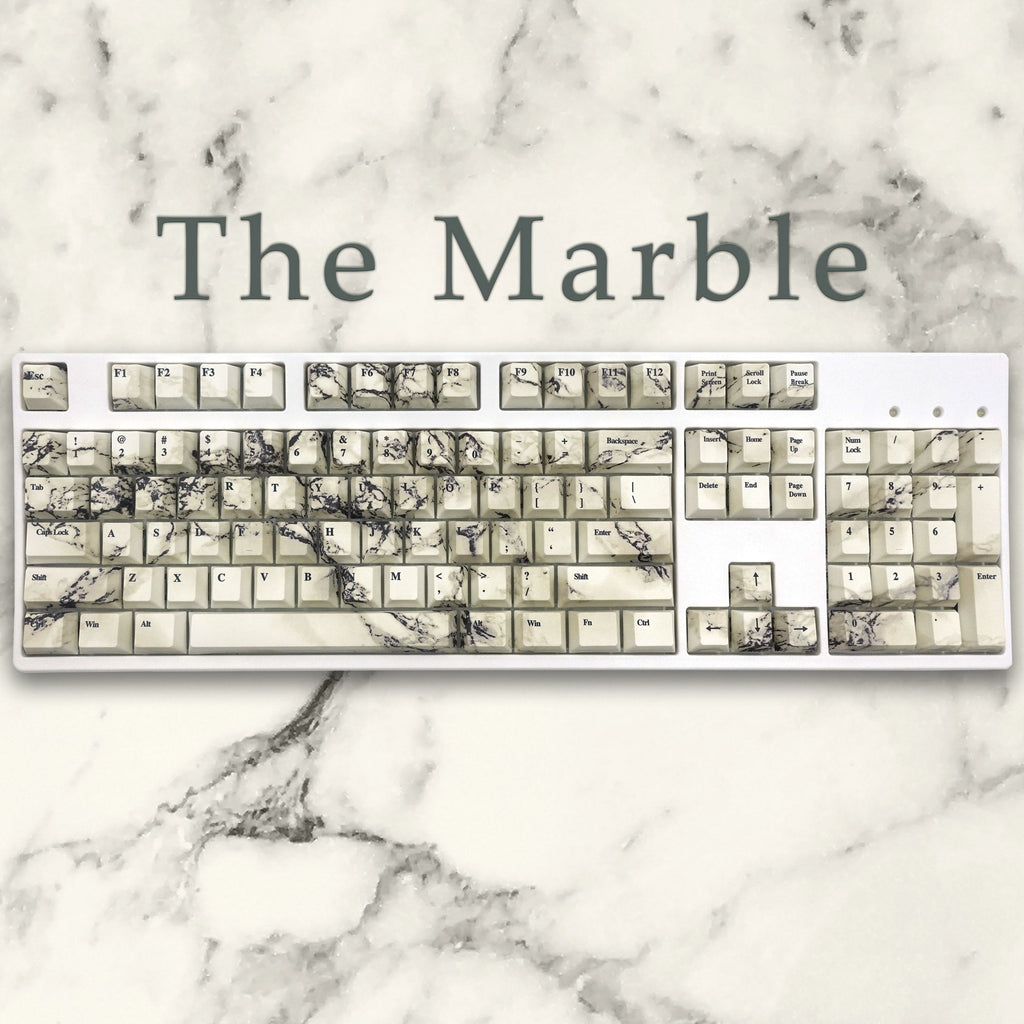 The Marble Keycaps - Goblintechkeys