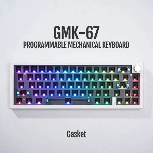 Topography Green Tea Matcha Gradient GMK67 Keyboard(Wireless 65% Mechanical Keyboard With Knob) - Goblintechkeys
