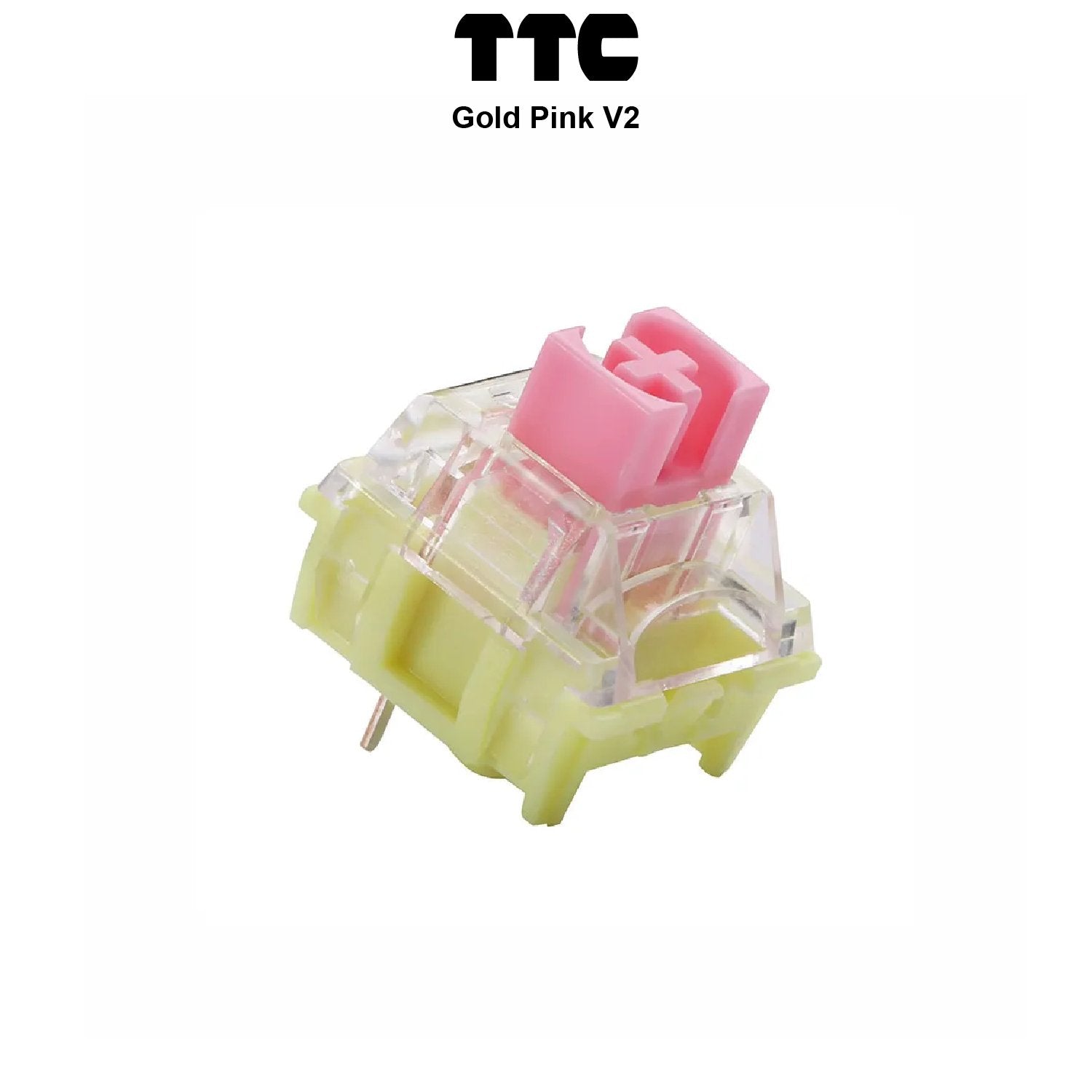TTC Gold Pink V2 Switches - Goblintechkeys