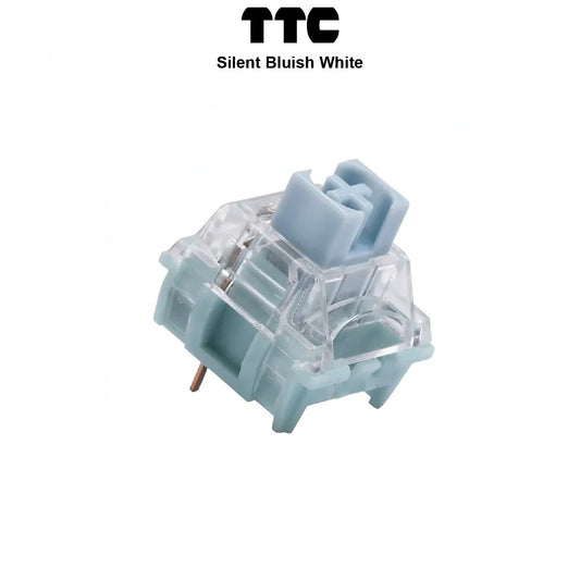TTC Silent Bluish White Switches - Goblintechkeys