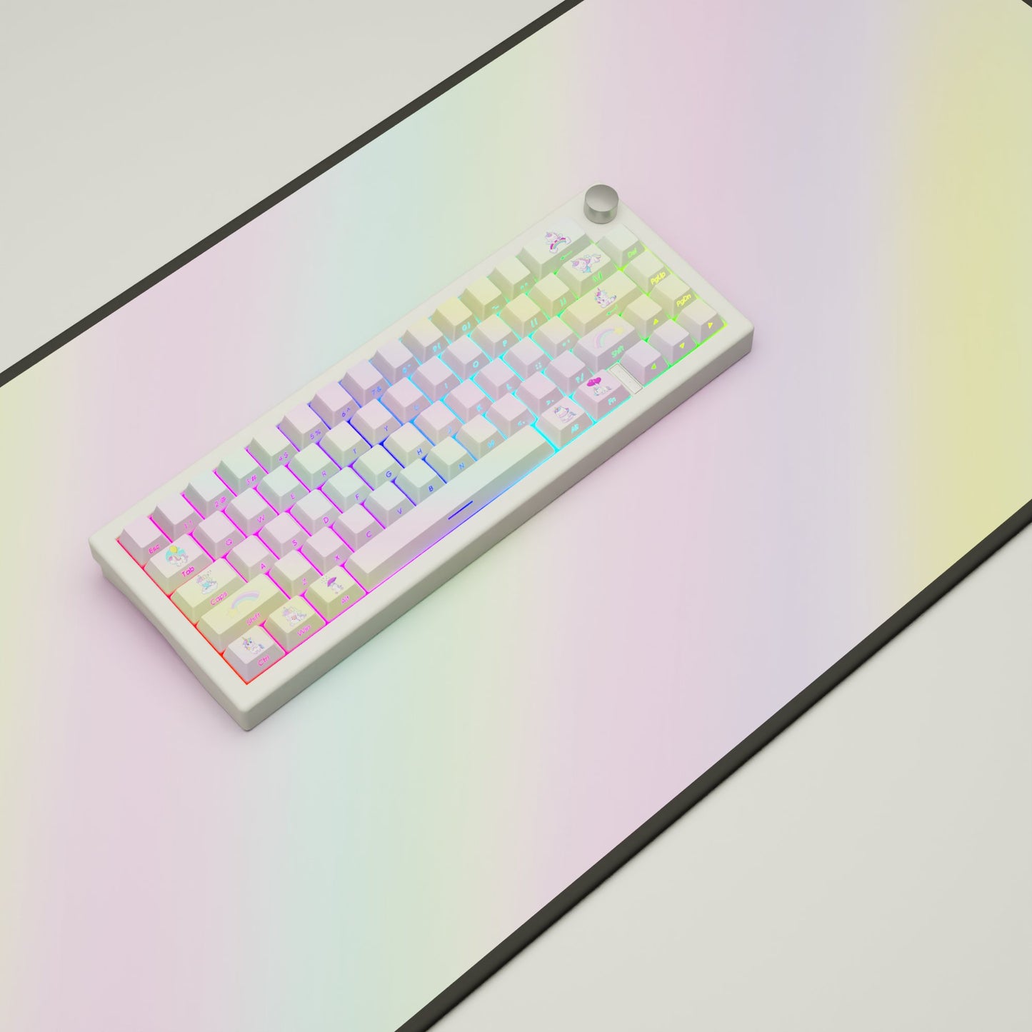 Unicorn GMK67 Keyboard | Designed By Serenity Starlight - Goblintechkeys