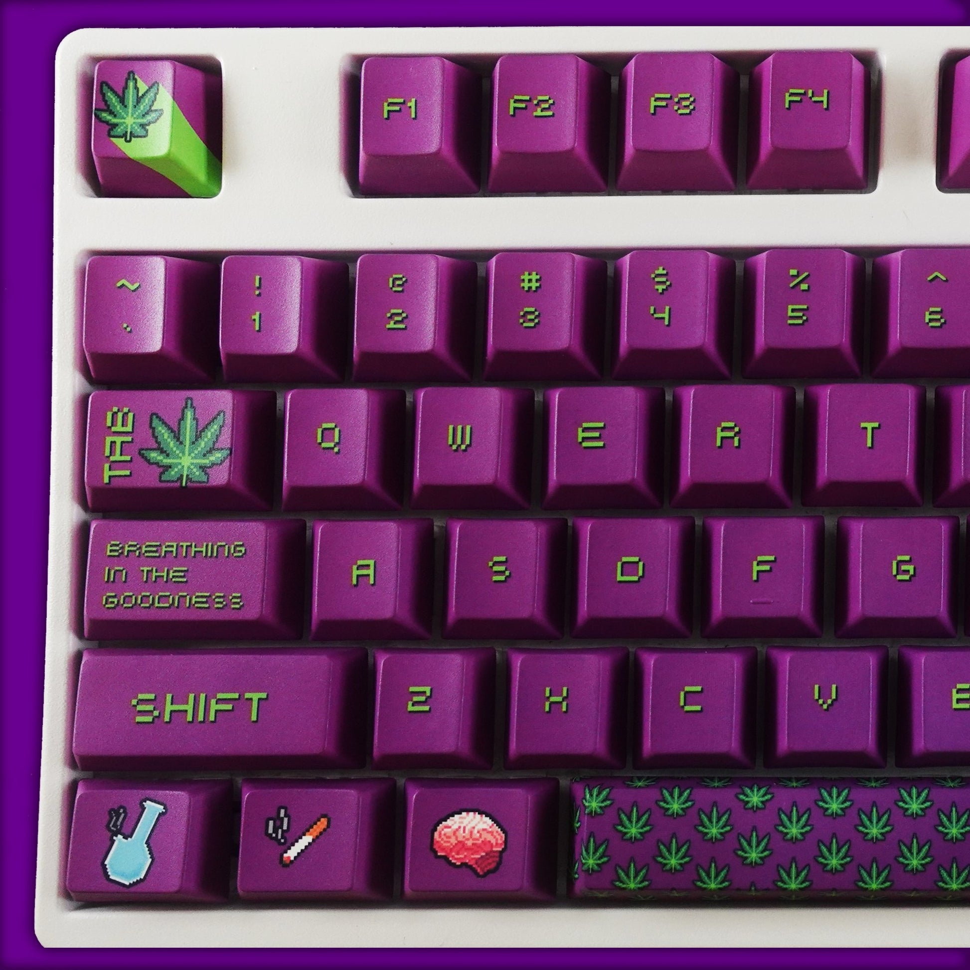 Weed Keycaps | Stoners Keycaps - Goblintechkeys