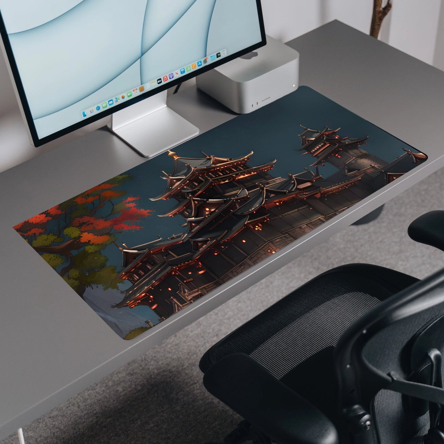 Whispers of the East | Custom Artisan Mousepad | Gaming & Office Desk Mat - Goblintechkeys