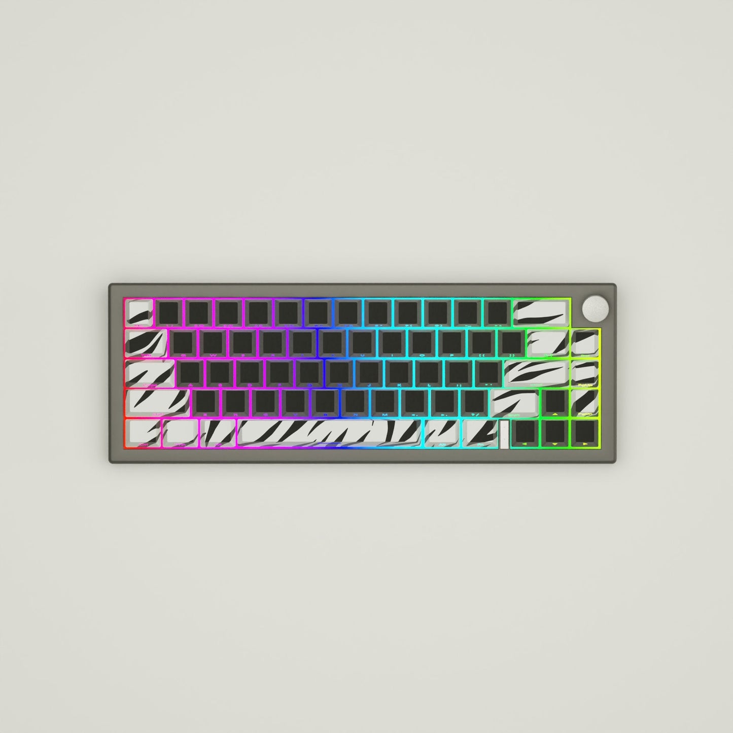 Zebra GMK67 Keyboard(65% Mechanical Keyboard with knob) - Goblintechkeys