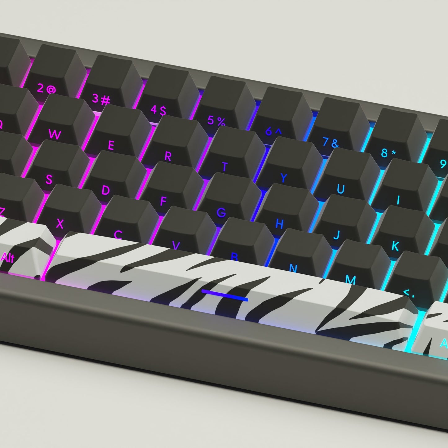 Zebra GMK67 Keyboard(65% Mechanical Keyboard with knob) - Goblintechkeys