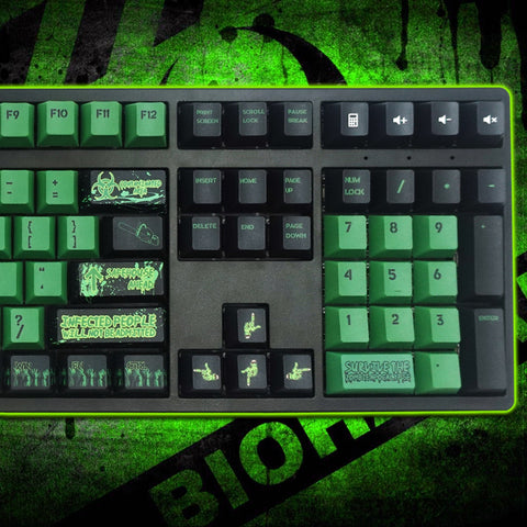 Zombie Apocalypse Keycaps - Bring Your Gaming Setup To The Next