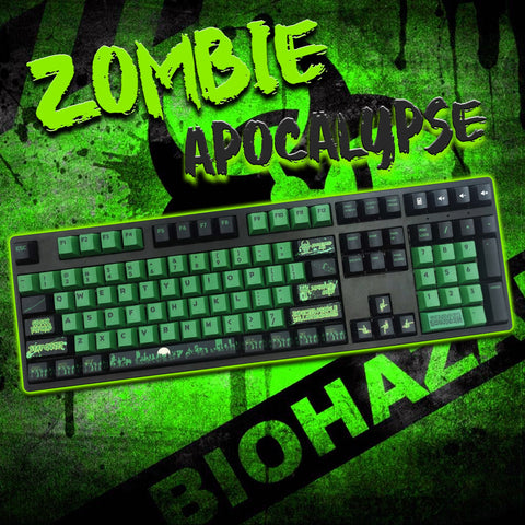 Zombie Apocalypse Keycaps - Goblintechkeys